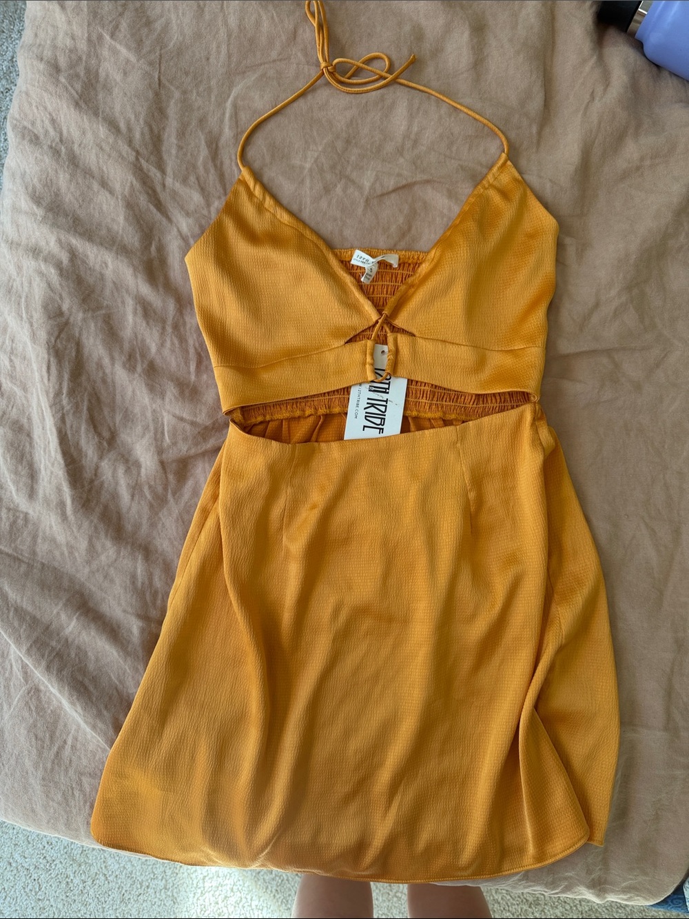 Golden dress